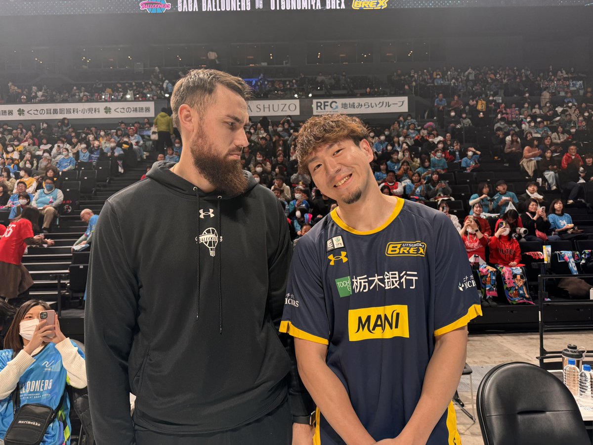 最初、ツンデレなチェイスも仲良しの比江島選手を横にこの笑顔