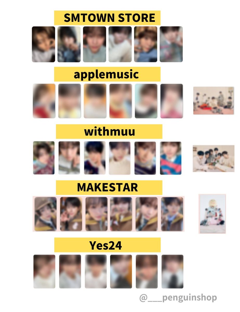 🤍🤍🤍 #NCTWISH [WISHFUL] 🤍🤍🤍 ＼ 🇰🇷店舗特典 公開 ／ 予約