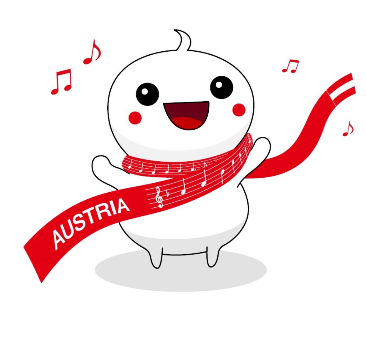 大阪万博オーストリアマスコットキャラAka-Shiro-Aka 妖怪ウォッチ作者