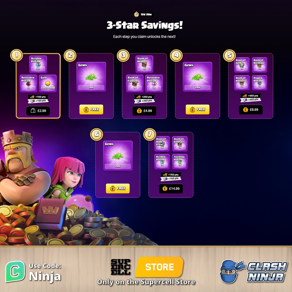 Season special offers on the Supercell Store Check out the