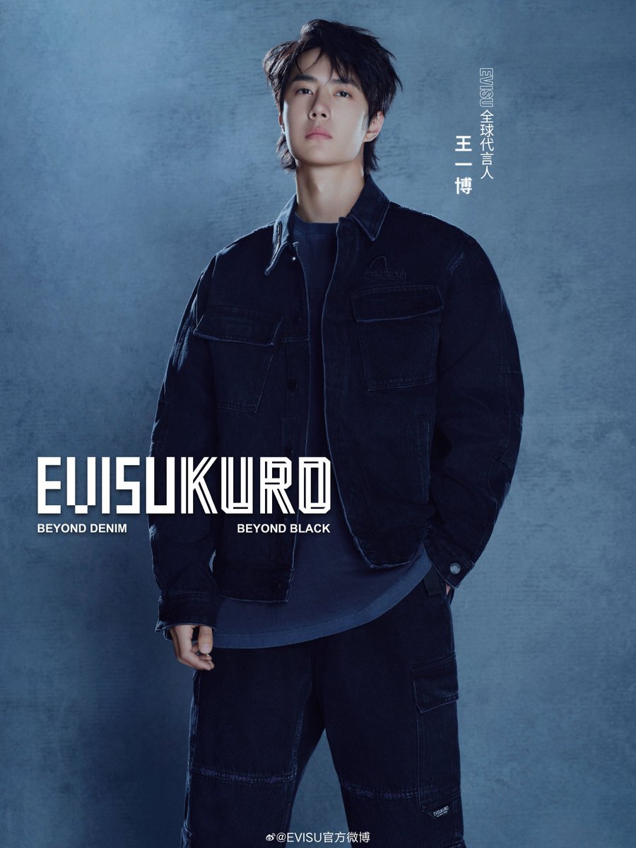 EVISU weibo EVISU Global Spokesperson's Wang Yibo for the EVISU