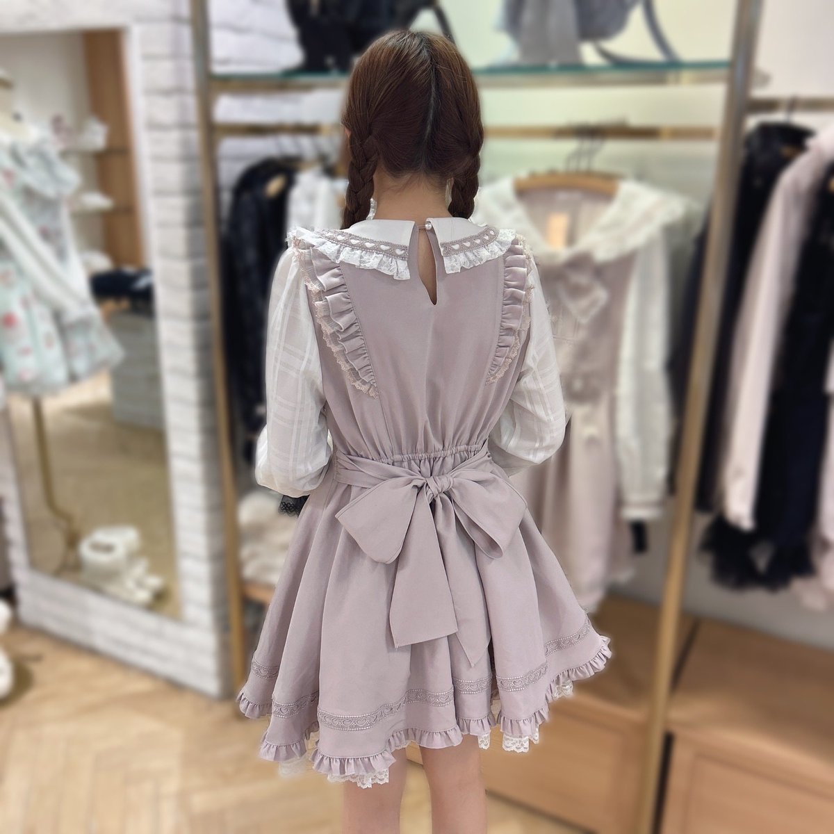 ❤︎ 𝐋𝐈𝐙 𝐋𝐈𝐒𝐀 近鉄Pass'e店 ❤︎ #ハート衿プリーツフリル