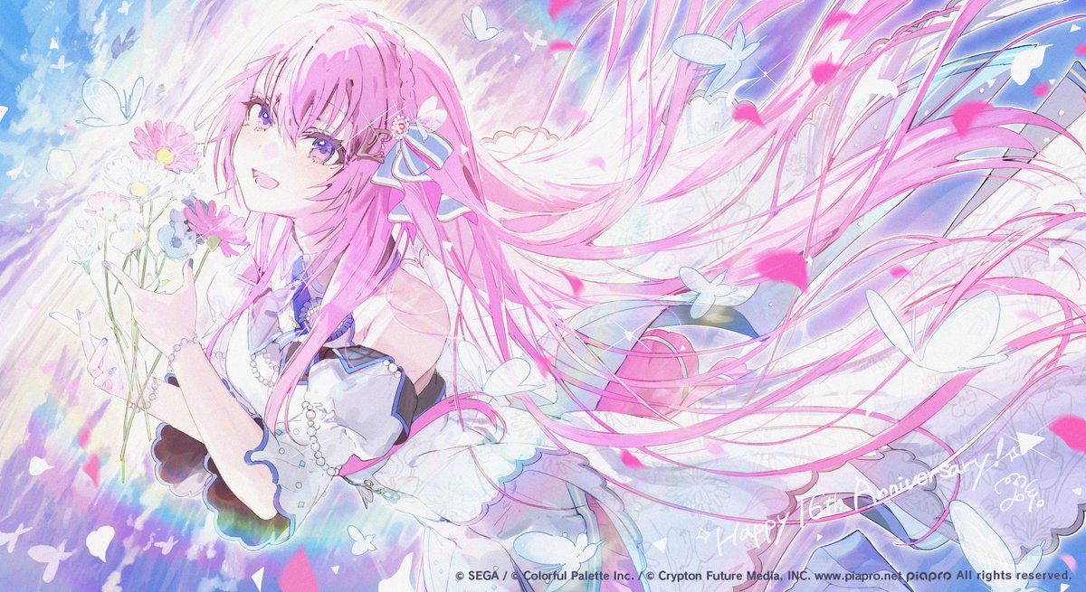 ㊗️本日1月30日は バーチャル・シンガー🎤 巡音ルカの16周年記念日