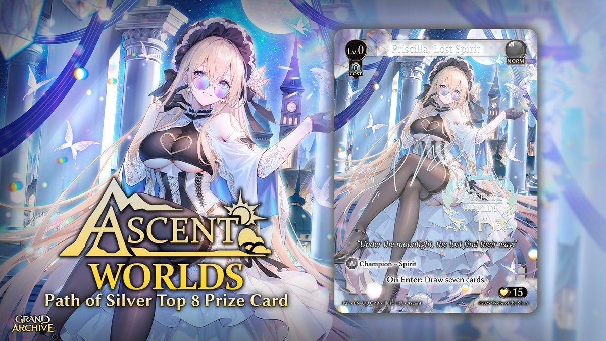 Introducing Priscilla, Lost Spirit, the Top 8 prize card for