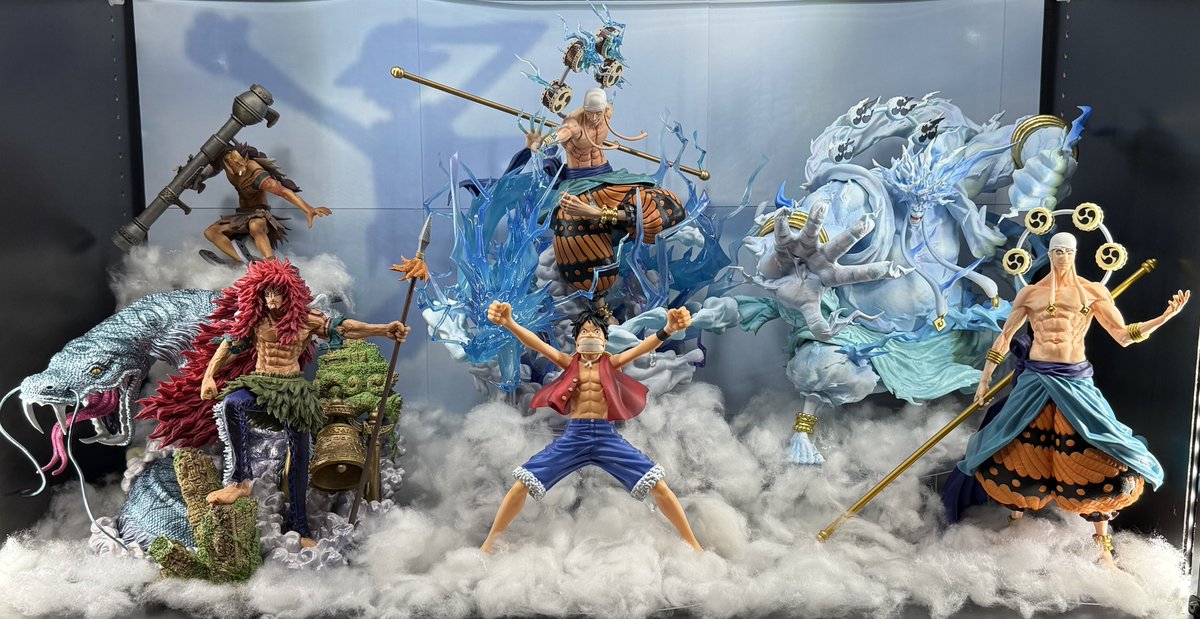 空島ディスプレイ完成💭⚡️ くじのルフィも実物お値段以上でした