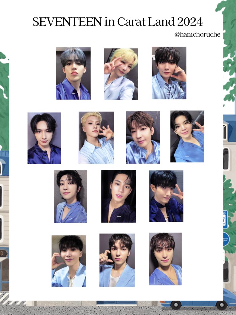 SEVENTEEN in Carat Land 2024 ケレン セブチ トレカ 一覧 ○全体