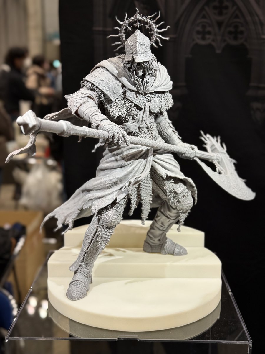 ELDEN RINGのガレージキット 老兵アンスバッハ 死の騎士 #WF2025W