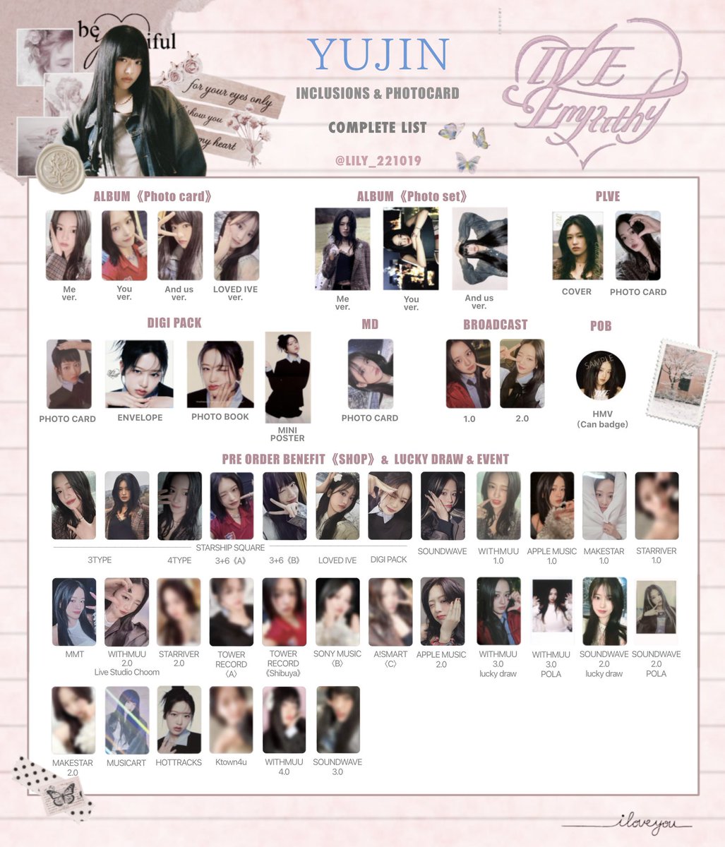 iveウォニョンeleven yizhiyu一直娯トレカポラロイドチェキ -