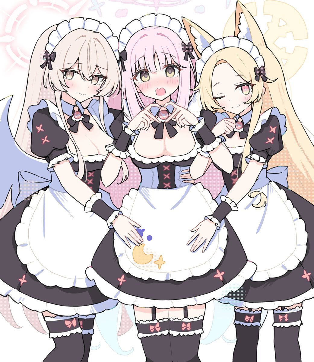 聖園ミカ(ブルアカ) ,桐藤ナギサ(ブルアカ) ,百合園セイア(ブルアカ