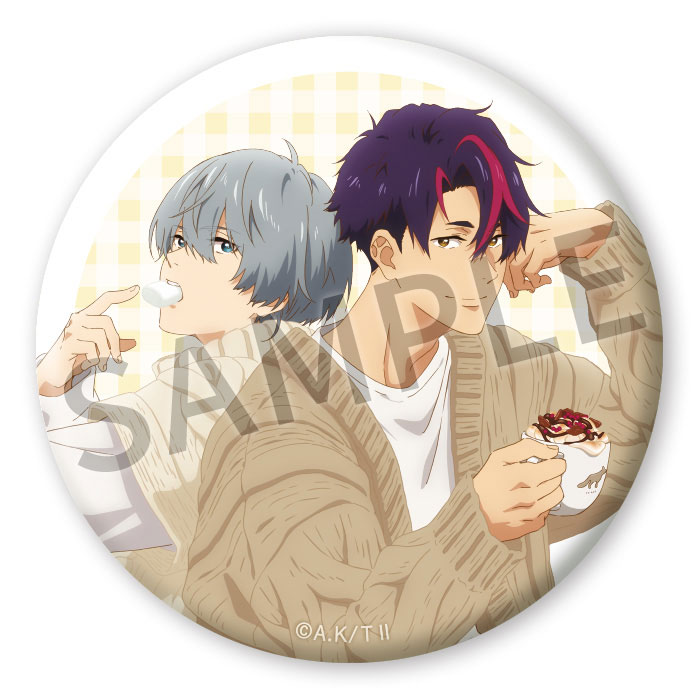 ツルネ －つながりの一射－ 新商品】 「ビッグ缶バッジ【永亮＆晃士郎