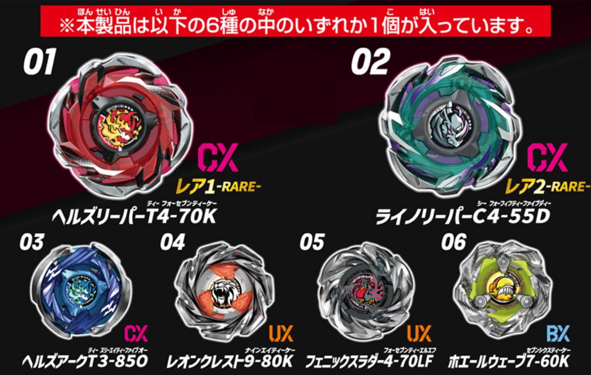 NEW ITEM 詳細公開‼️ CX-06 ランダムブースターVol.5 「ヘルズ