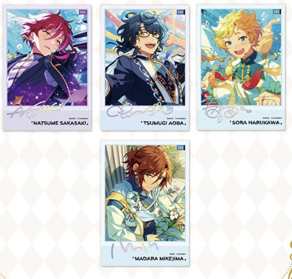 あんスタ 中国 星幻時序 ポラロイド 3月30日より中国公式オフライン