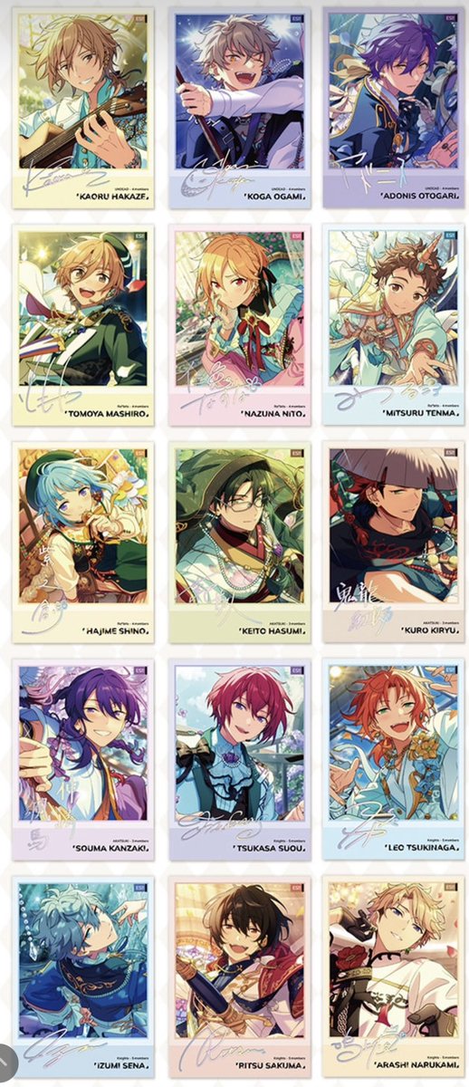 あんスタ 中国 星幻時序 ポラロイド 3月30日より中国公式オフライン