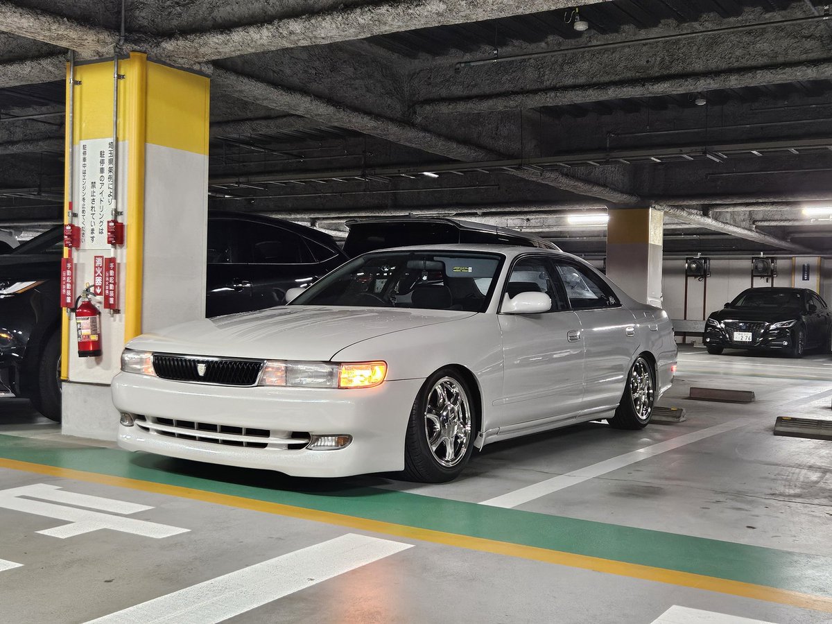 街乗り用ホイール履かせました jzx90ツアラーV純正ホイール