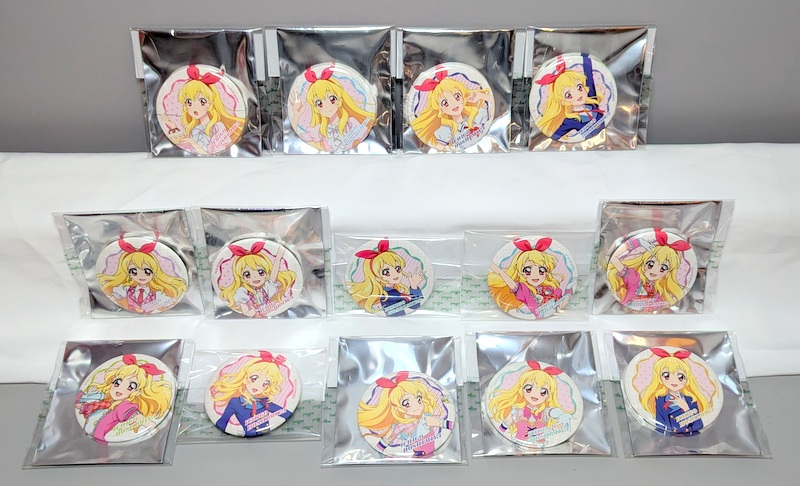 コンプレックス（秋葉原）2F】 アイカツ！ 星宮いちごだらけ缶バッジ