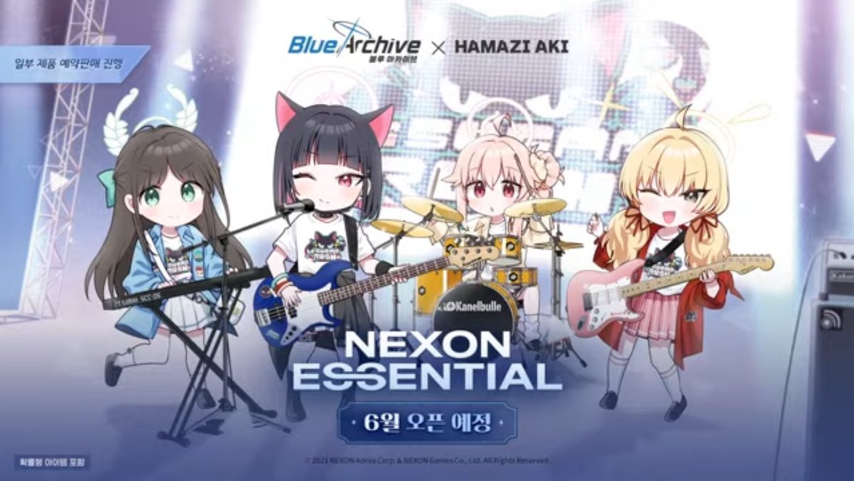 コラボ情報(韓国)】 はまじあき先生×ブルーアーカイブ コラボ決定