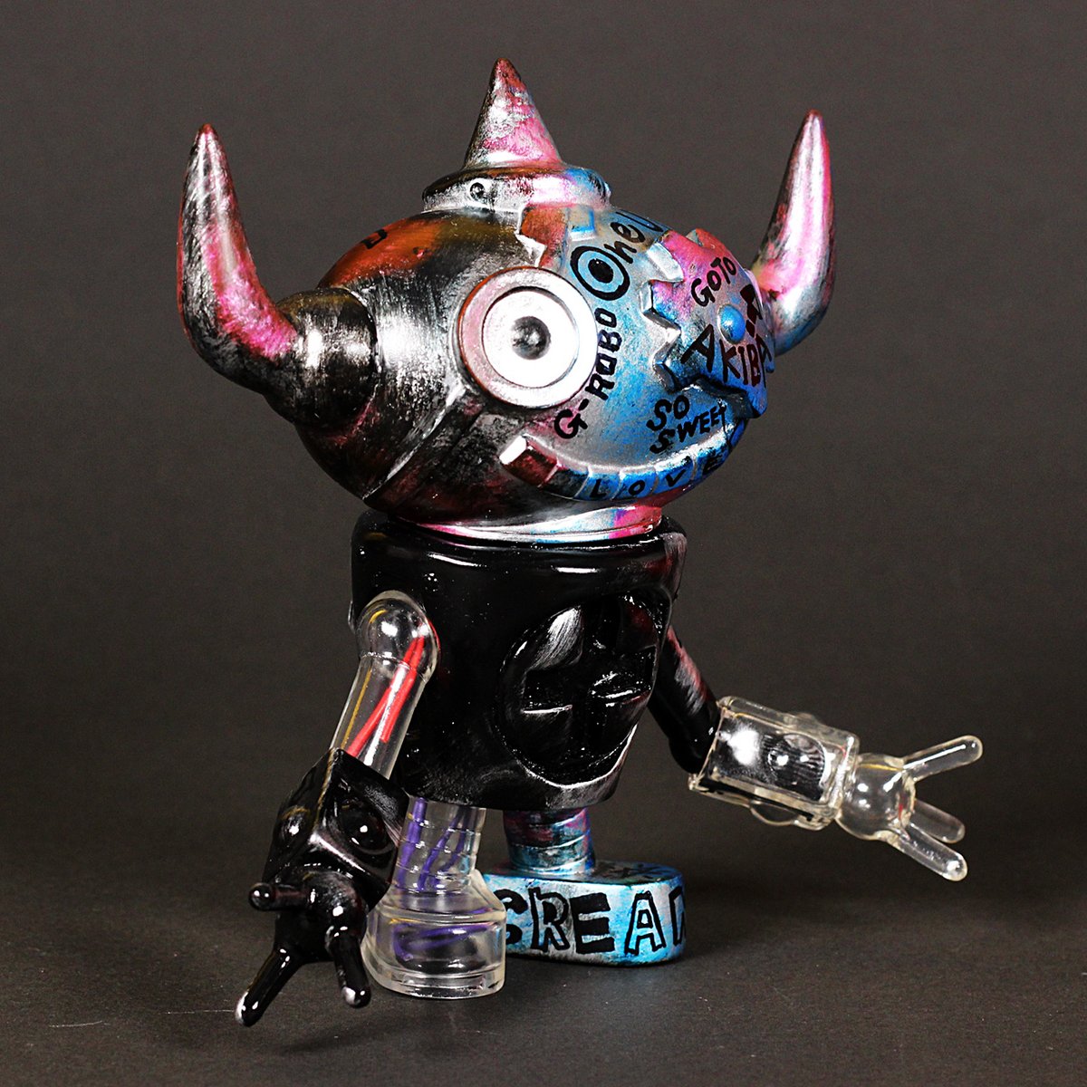 オタクリーム x One-up ゲッチャリロボ ソフビ 後藤彩色所 ディクター