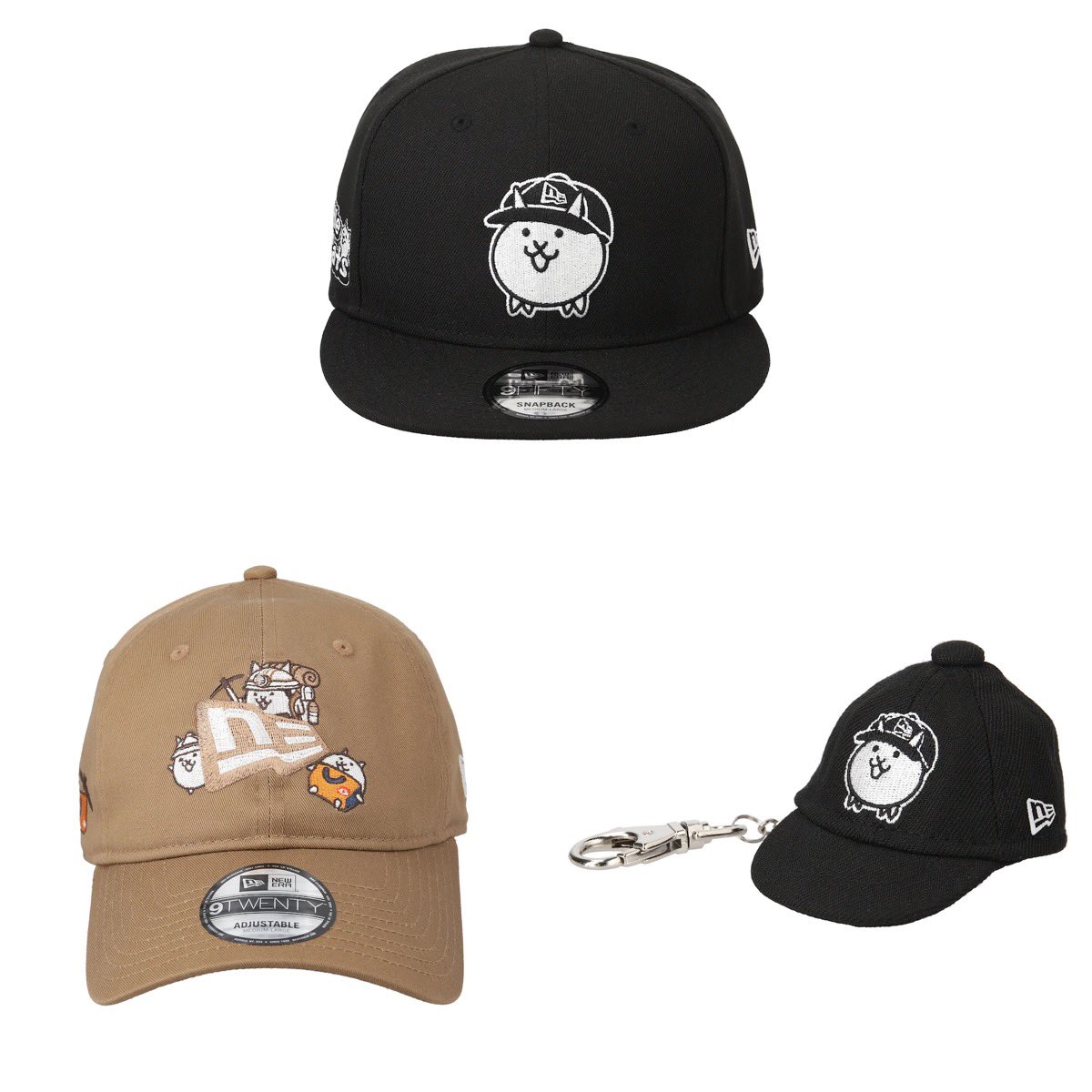 にゃんこ大戦争 x New Era キモカワ&クールな初コラボキャップが国内