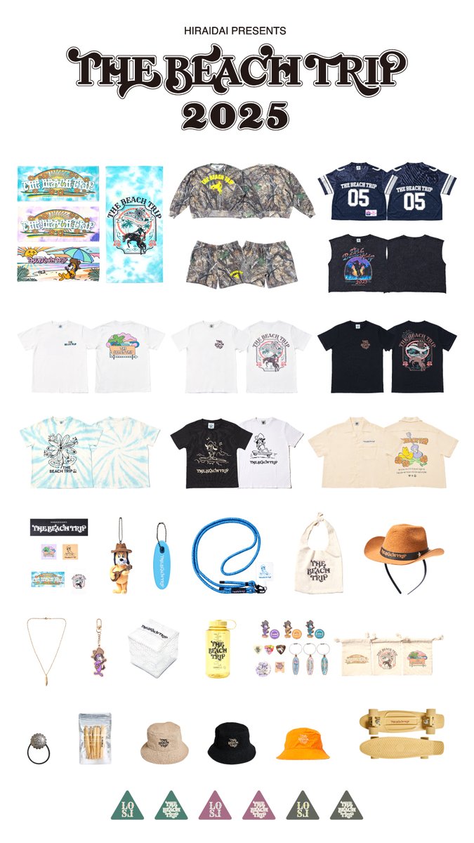 HIRAIDAI presents THE BEACH TRIP 2025』OFFICIAL MERCHANDISE全