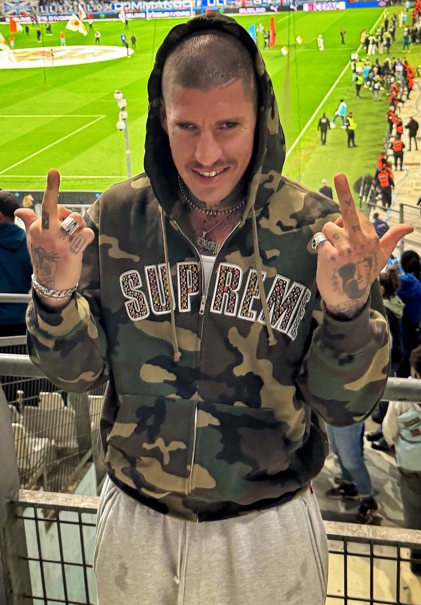 Supreme®/b.b. Simon® Zip Up Hooded Sweatshirt