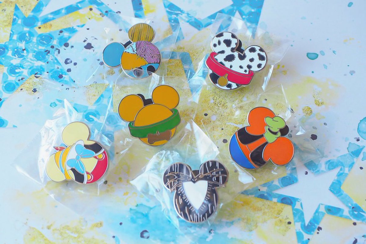 ディズニーピンズ🏰✨ ミセスが着けていたピンズが可愛くって 調べて