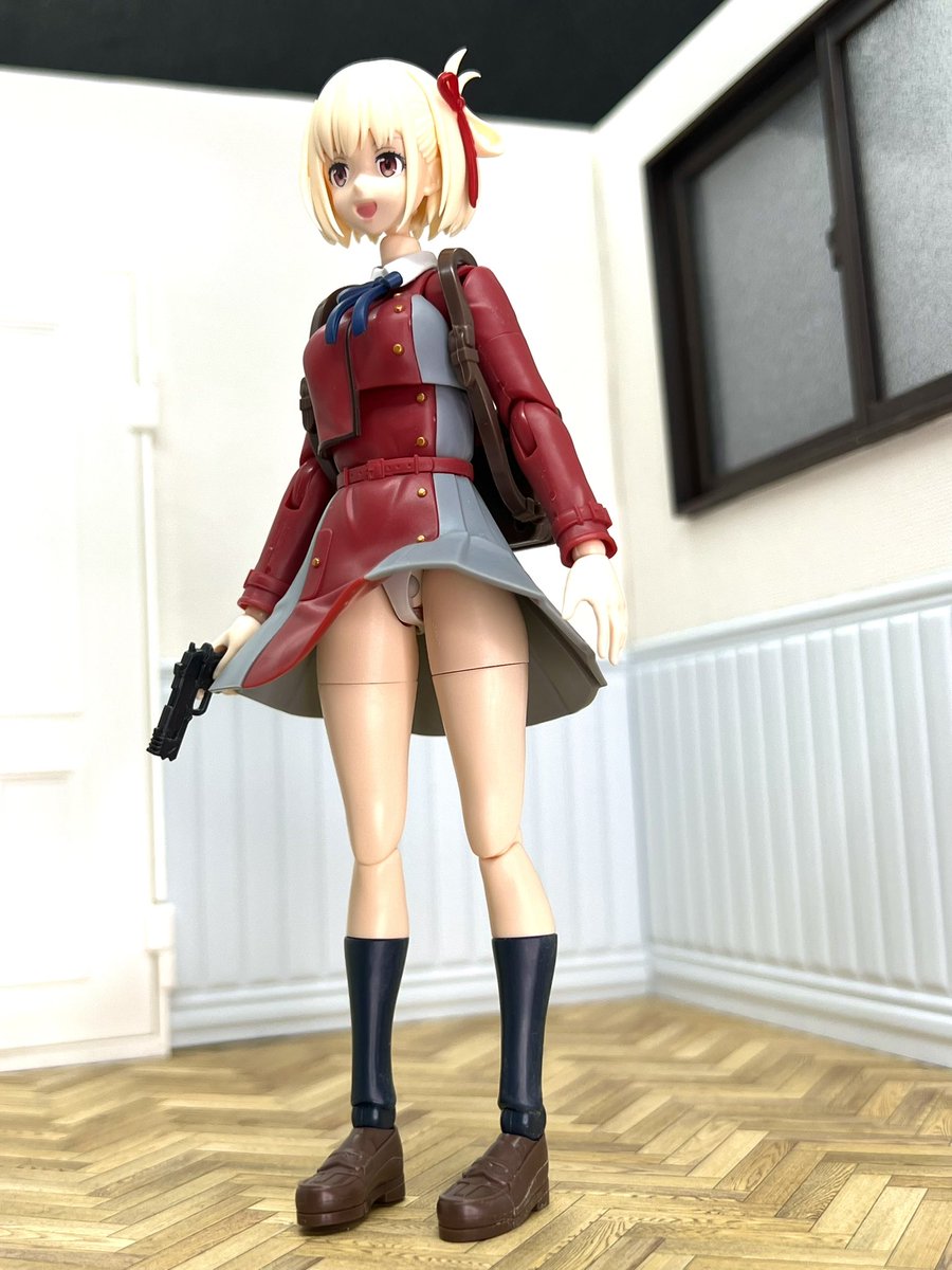 グッスマのPLAMATEAリコリス・リコイル錦木千束と井ノ上たきな素組みで