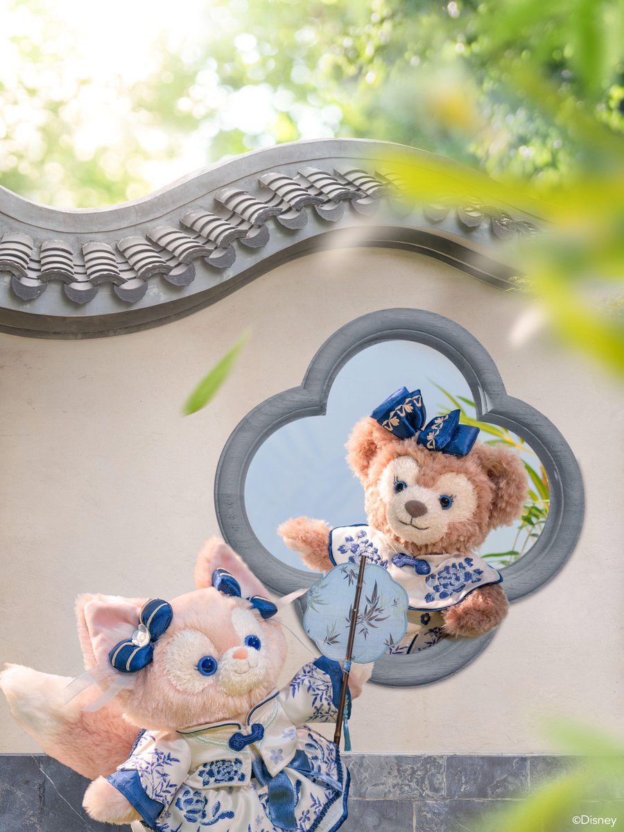 💙上海ディズニー 青花シリーズ🤍 青花磁器の世界をおさんぽ中