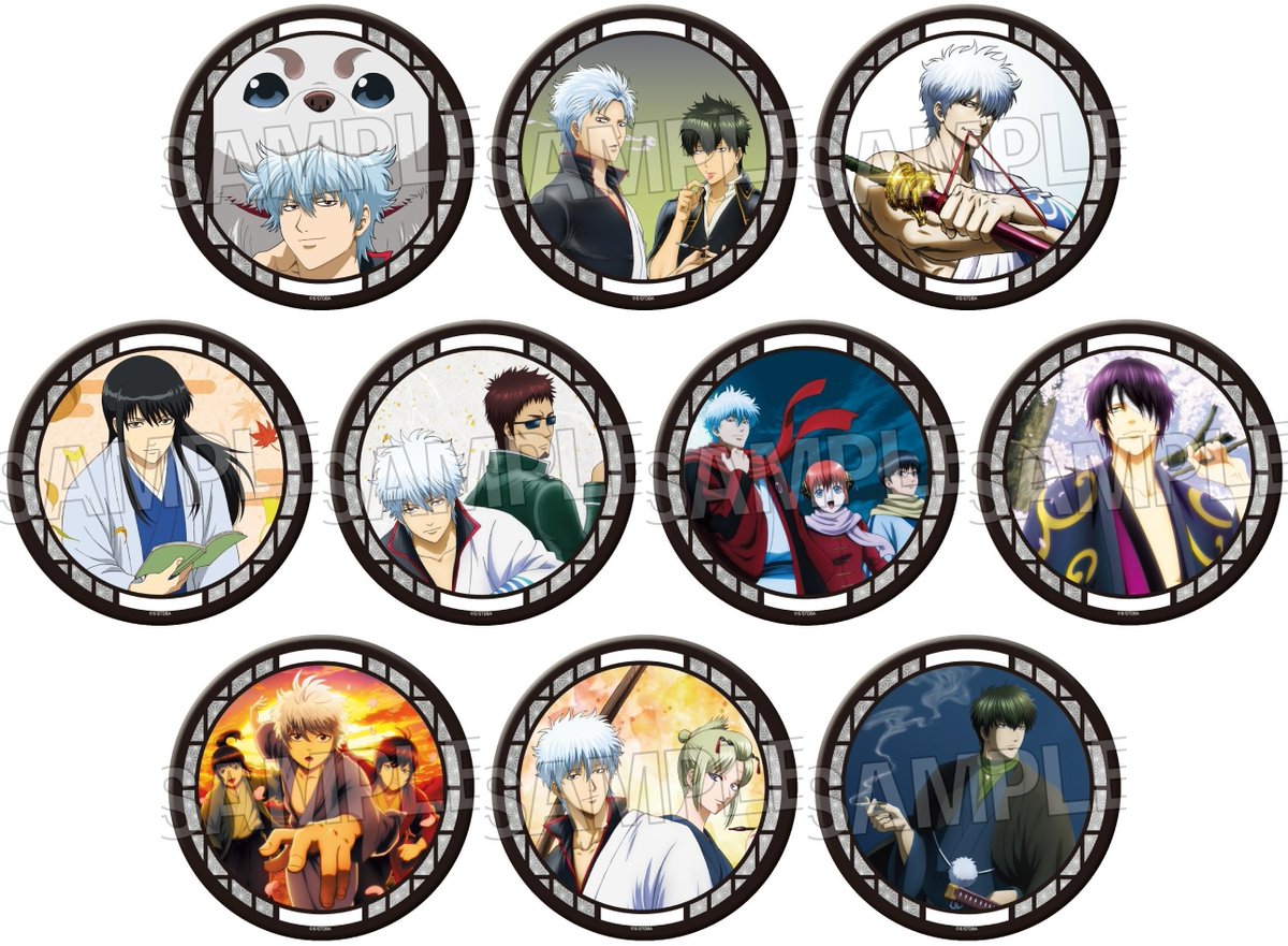 銀魂　缶バッジ　ストラップ　銀魂グッズ　まとめ売り