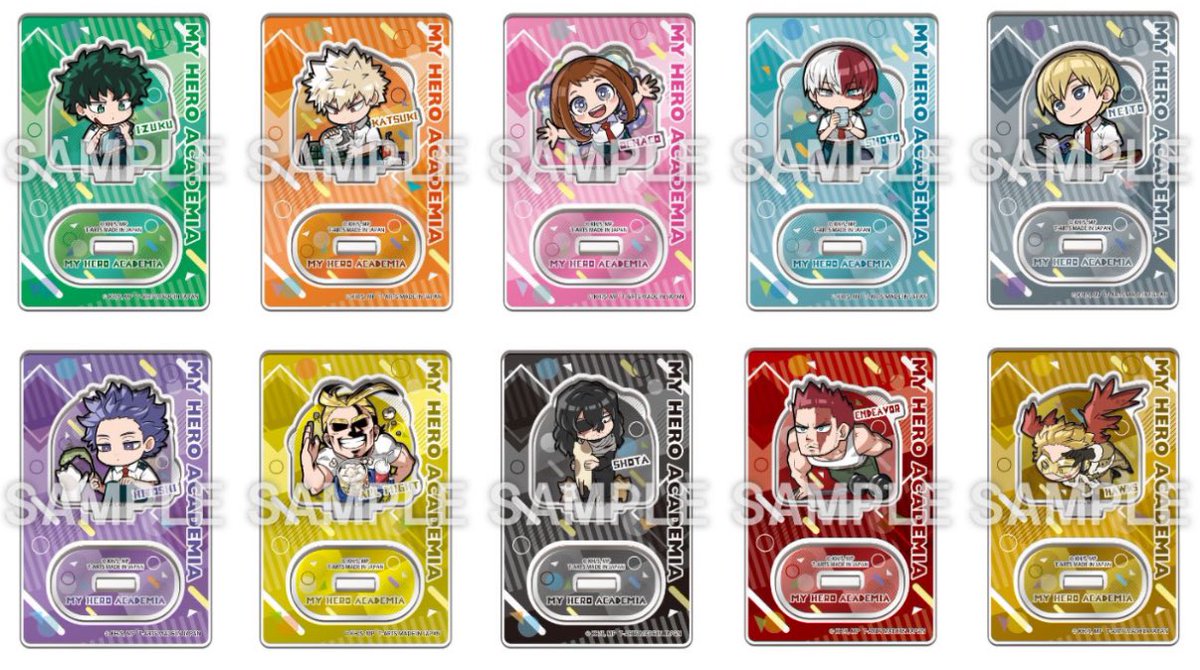 でふぉめ 僕のヒーローアカデミア 日常トレーディングアクリルスタンド