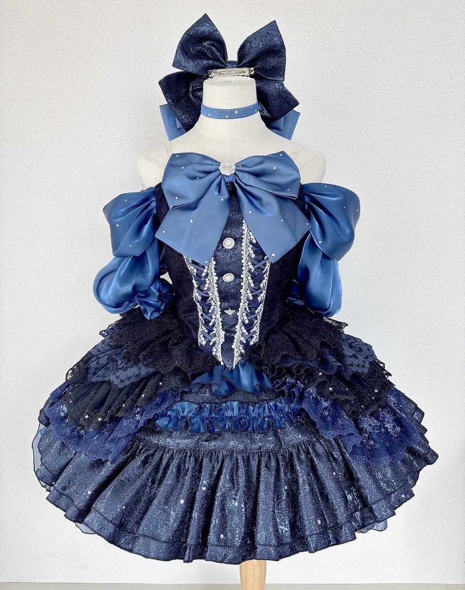 CUTIE STREET増田彩乃様 @ayano_cs0526 生誕衣装💙✨ コルセット風の