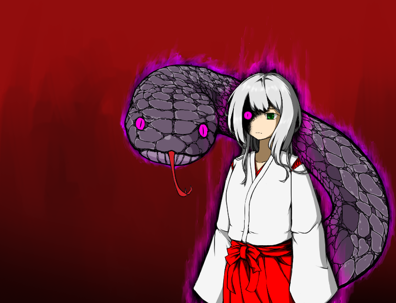 三つの禁書≪書≫で登場したサキさんとオロチです 奈落0で再び登場予定