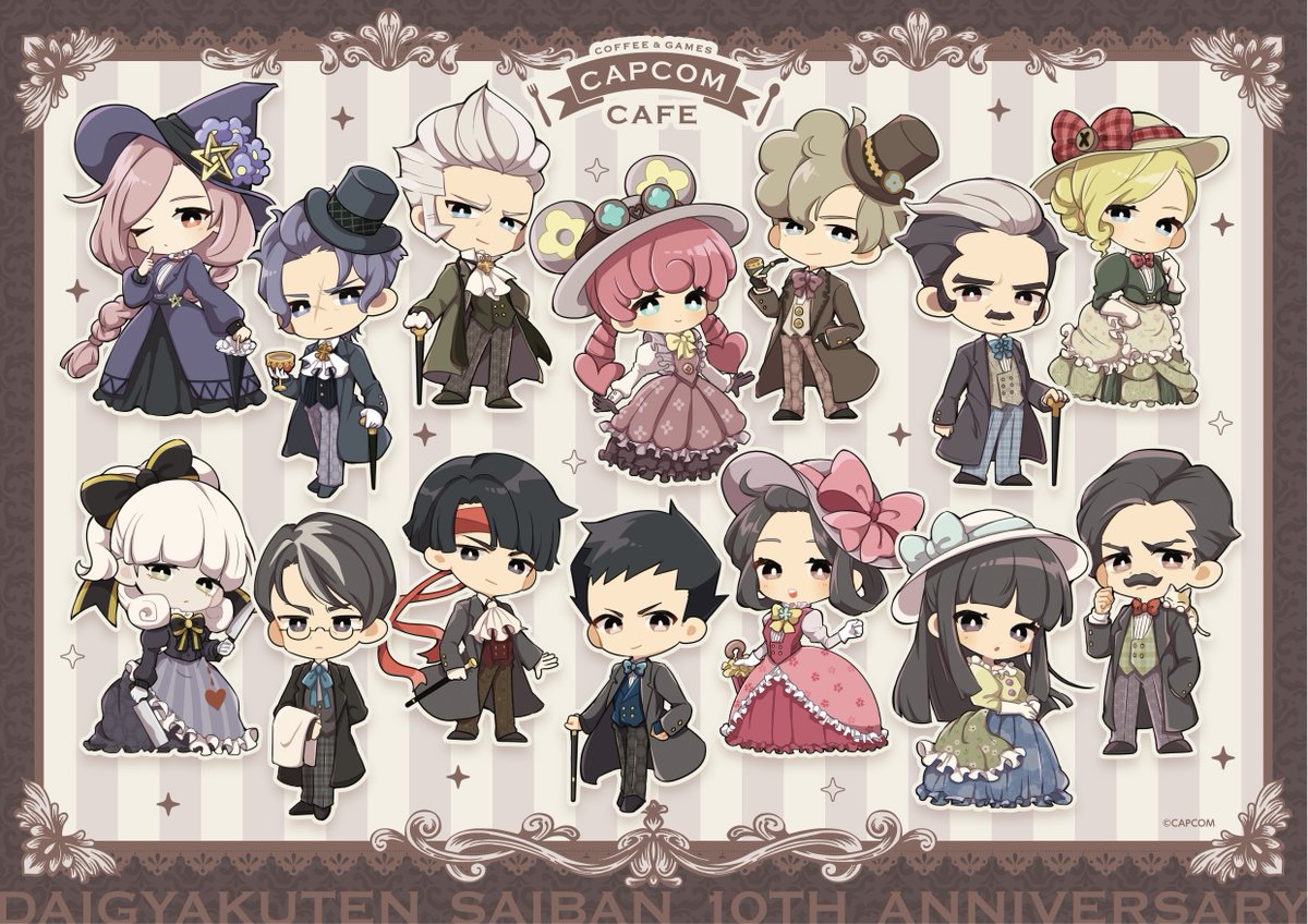 📣#カプコンカフェ 池袋店・梅田店✨ 6月20日（金）より 「#大逆転裁判