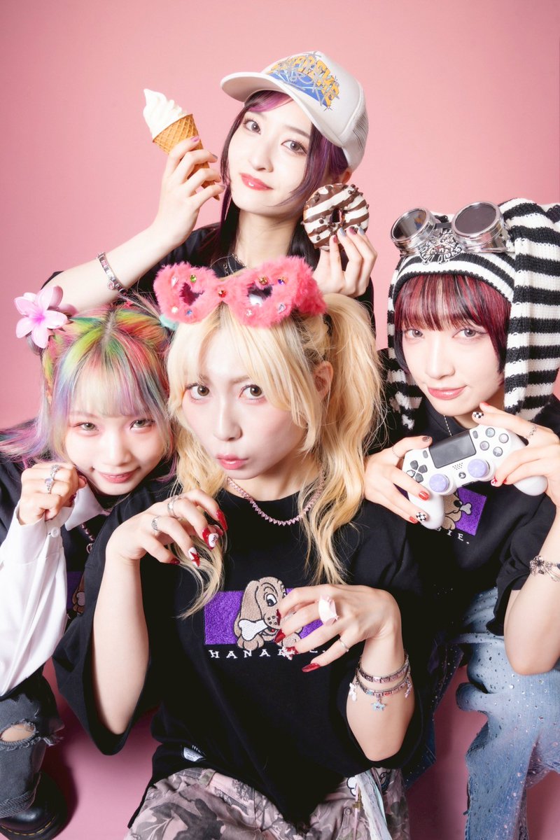 💥NEW MERCH📢】 🐶『HANABIE. × GALFY コラボ犬Tシャツ 2匹目