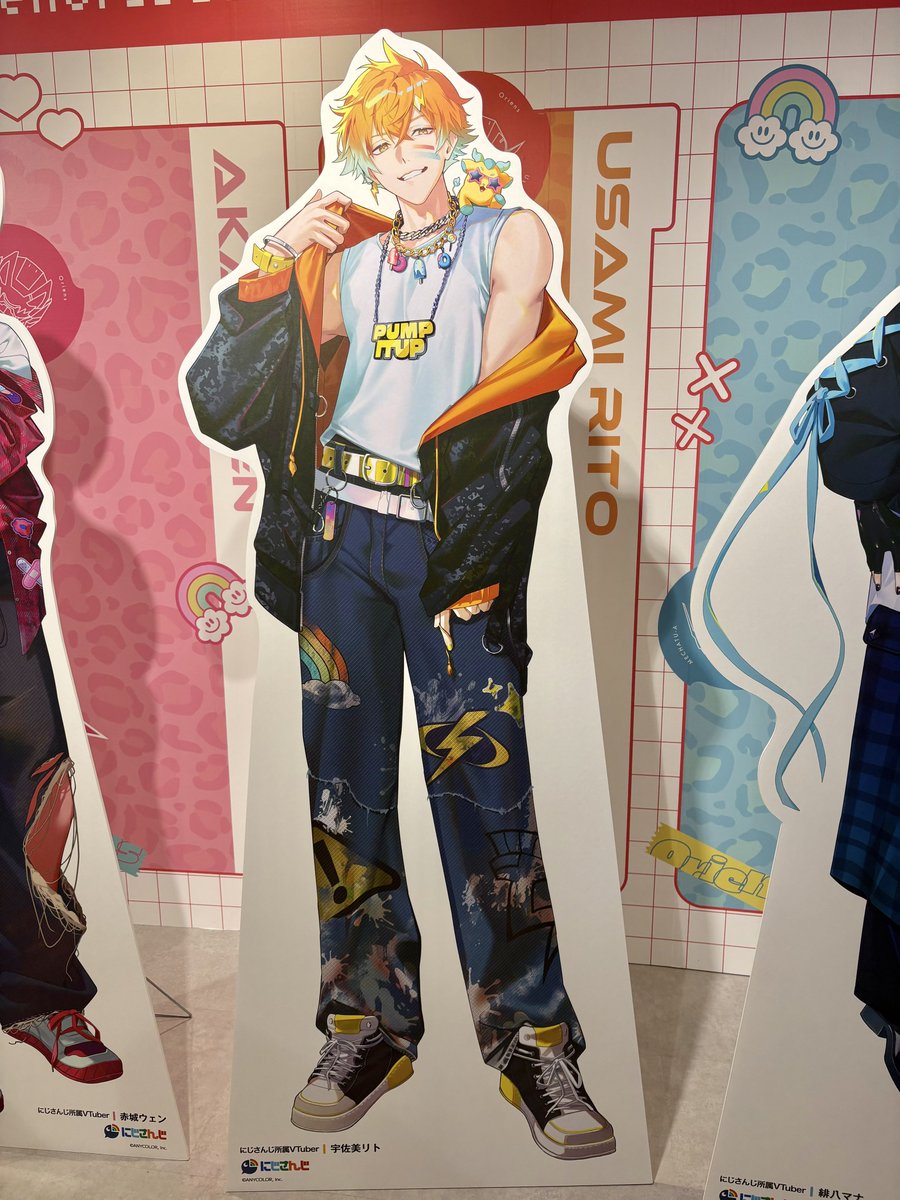 コスメコラボポップアップ パネル 宇佐美 #にじアイクルール #iCouleur