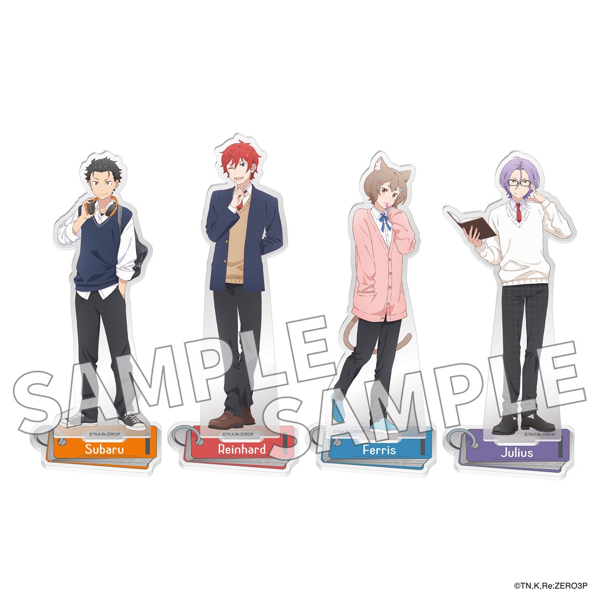 ◪異世界学園生活グッズ◪ TVアニメ「Re:ゼロから始める異世界生活