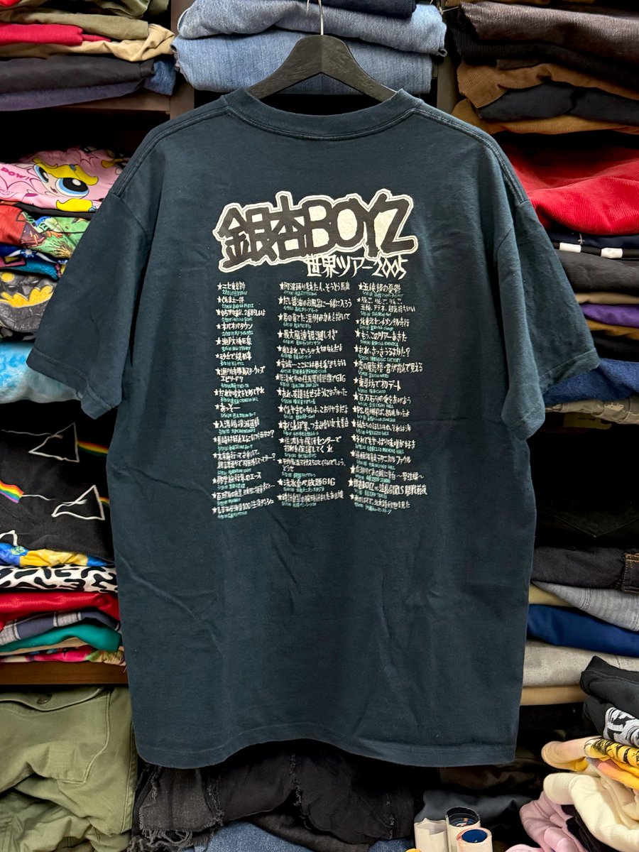 銀杏BOYZ世界ツアー2005Tシャツ 銀杏ボーイズ 世界ツアー2005 Tシャツ