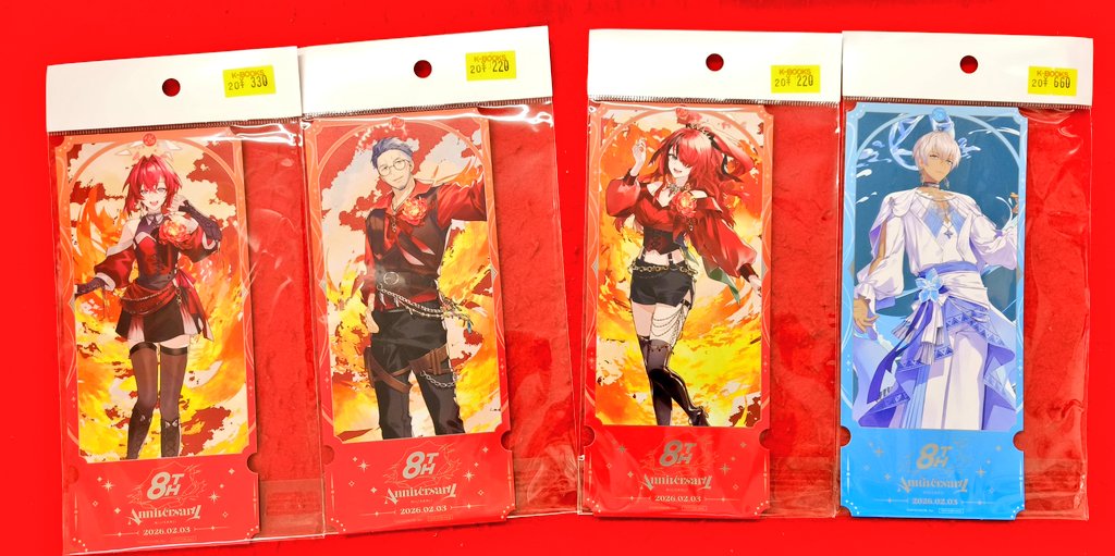 入荷情報】にじさんじ 🌟8th Anniversary🌟 ◇特典チケット風カード