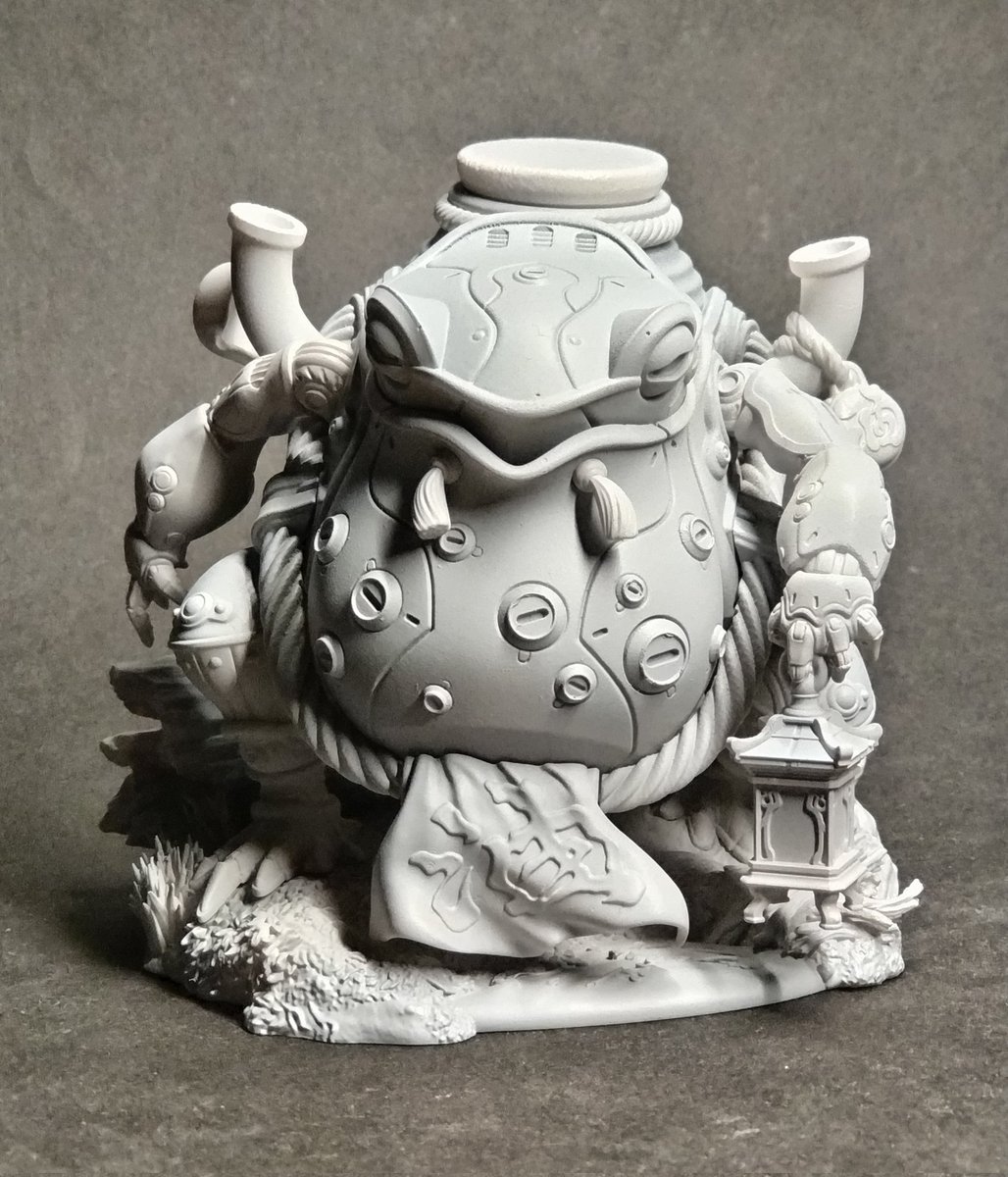 ワンフェス2026冬の新作 オリジナルガレージキット オイルポットの付