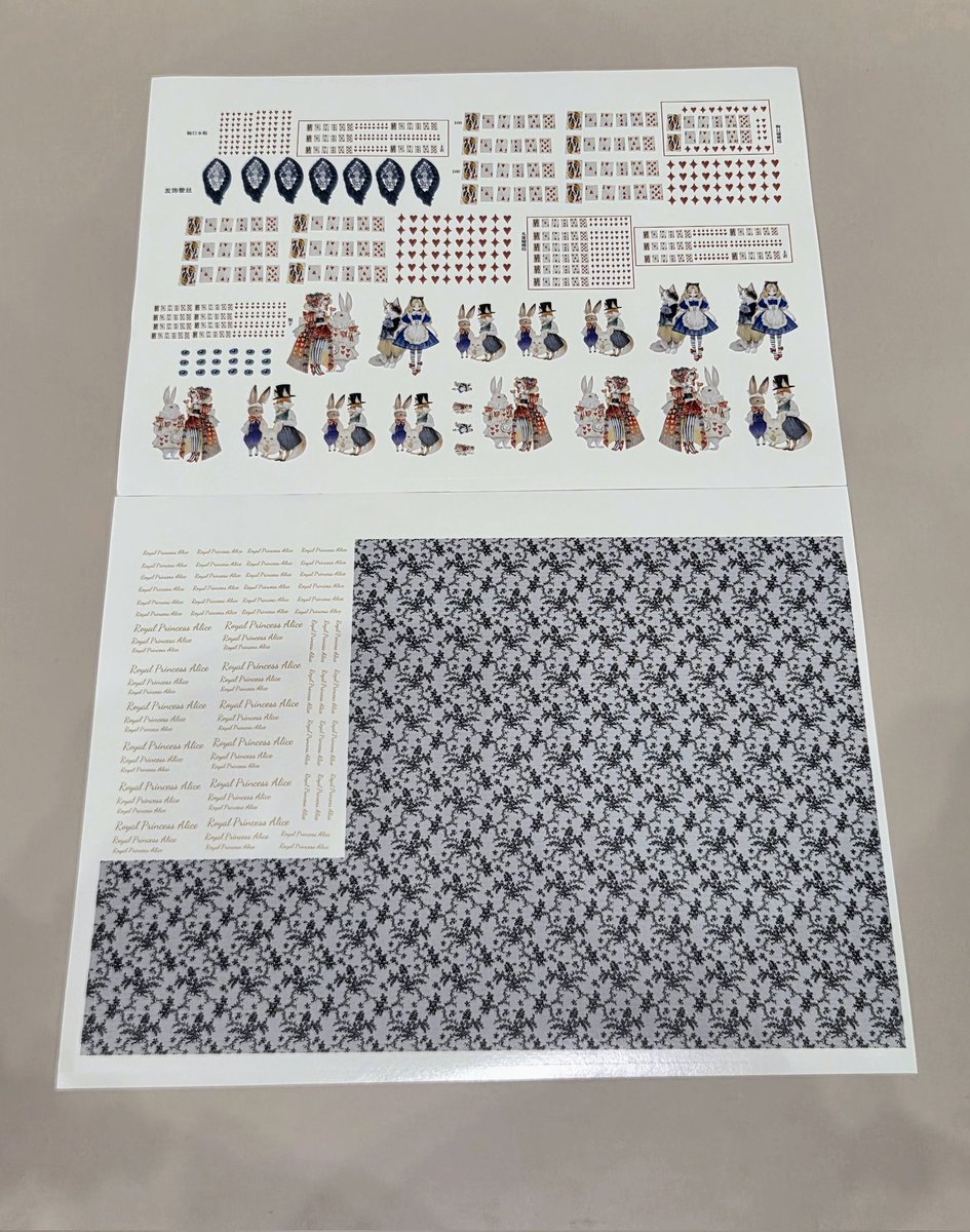 お知らせ】 「赤の女王とPrincess Alice」1/6スケールガレージキット