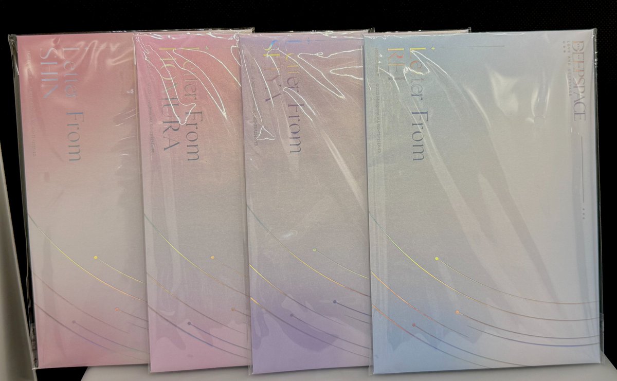 入荷情報】 恋と深空より、カレからのお手紙が各種入荷いたしました