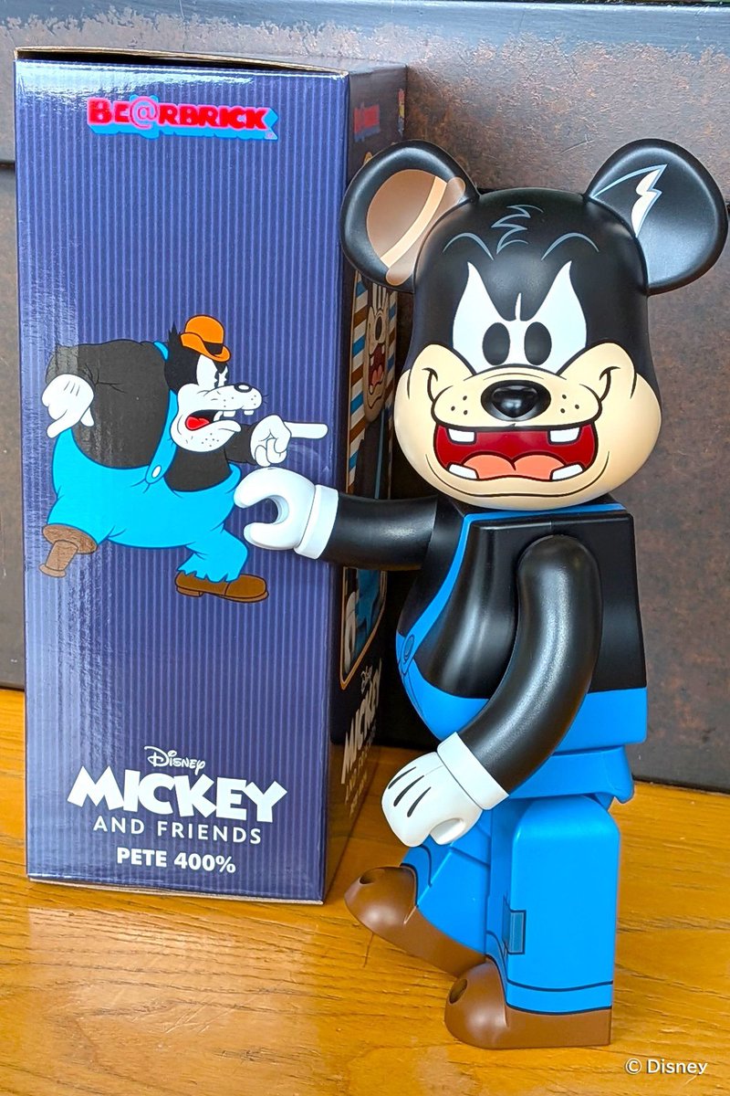 Today's SOLAMACHI】 BE@RBRICK PETE （MICKEY MOUSE & FRIENDS） 400