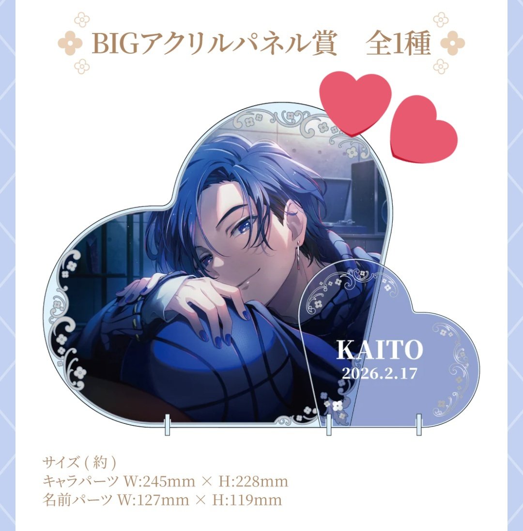 プロセカ はぴこれ くじ KAITO BIGアクリルパネル賞 プロセカ はぴこれ