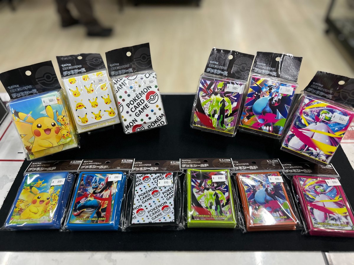 🎊🎊【サプライ販売情報】🎊🎊 ポケカのデッキケースとデッキシールド