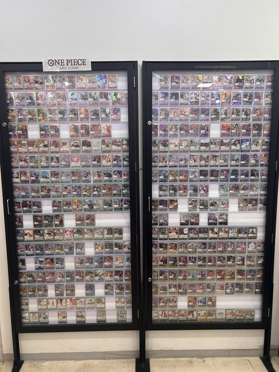 オープンしました！ 各ショーケース充実しております✨ 各種オリパ販売