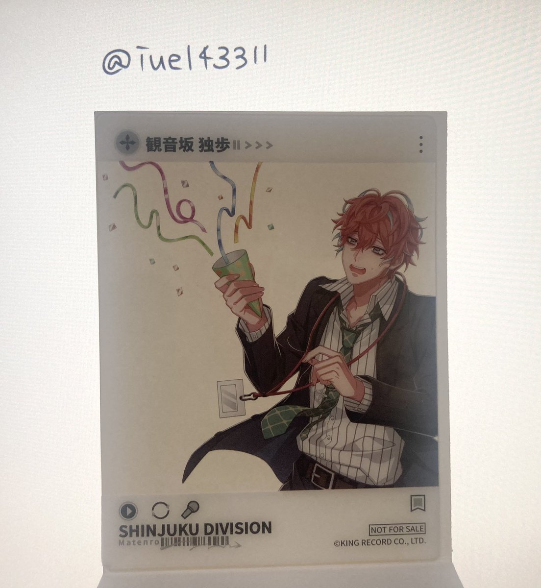 交換】ヒプノシスマイク ヒプマイ 中国 GOODSLOVE 特典 クリアカード