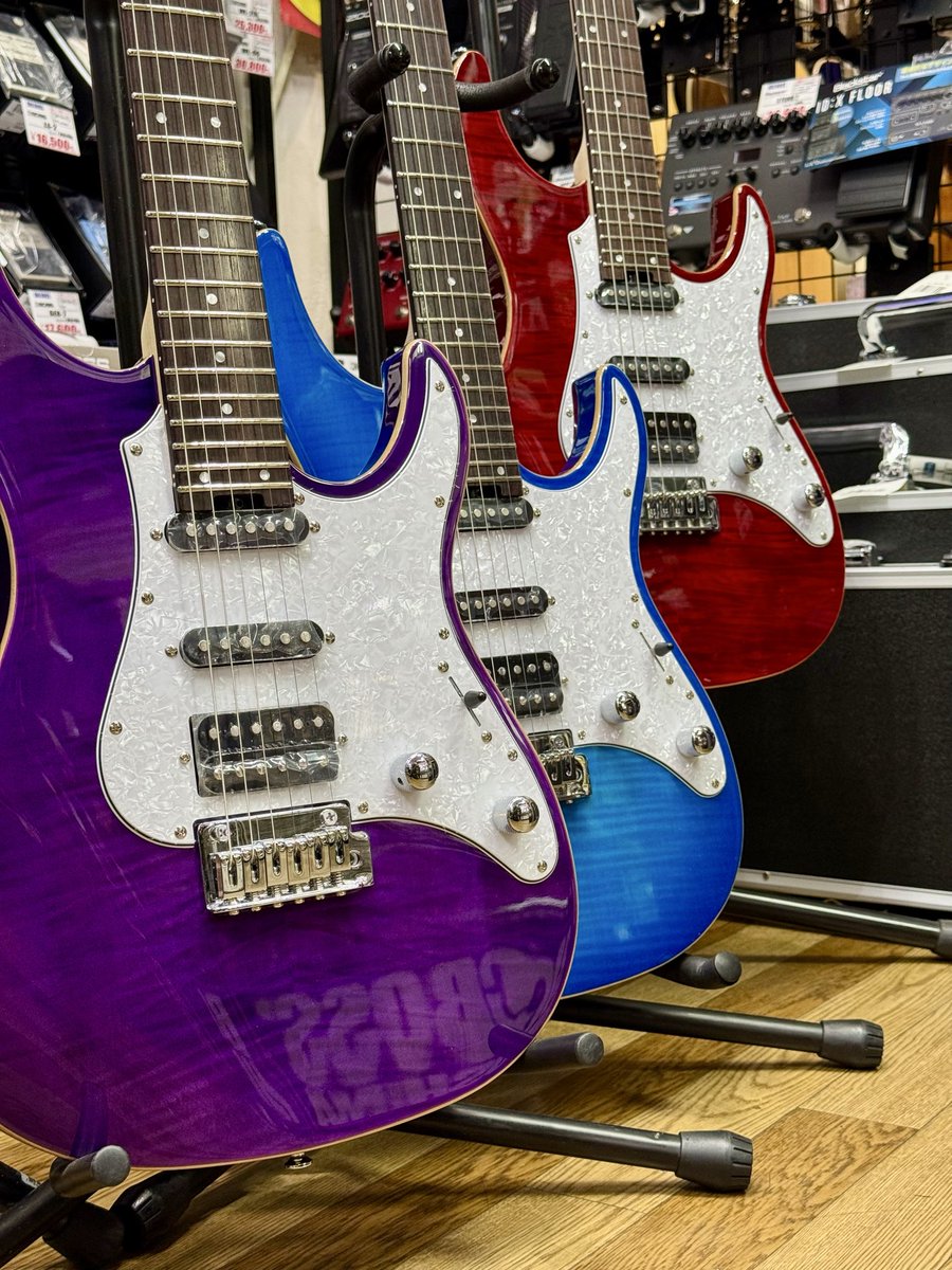 先ほど発表された!! フレイムメイプルトップを採用した GrassRoots G