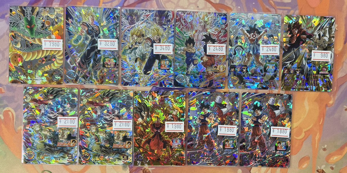 ドラゴンボールヒーローズ大量入荷🔥 未開封やLC・DA等状態綺麗目な