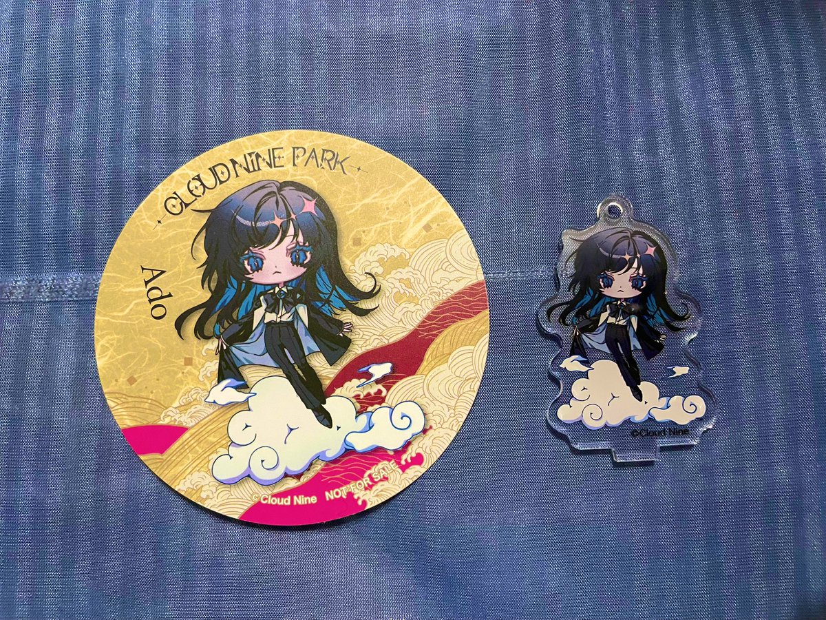 クラウドナインパークの新Adoさんランダムグッズ無事コンプ