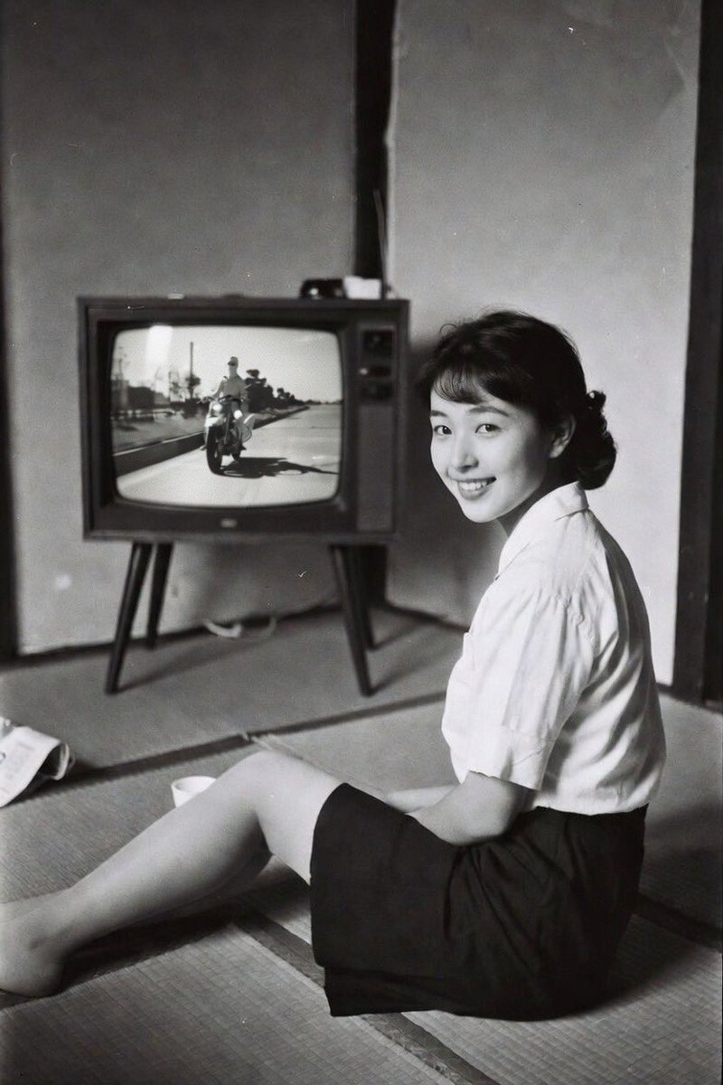 2月24日は月光仮面の放送が開始された日。 テレビに映る正義のヒーロー