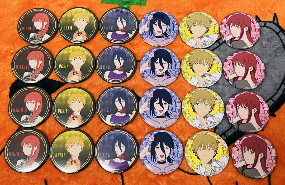 チェンソーマン カフェ レゼ グリッター缶バッジ ホテル チェンソー